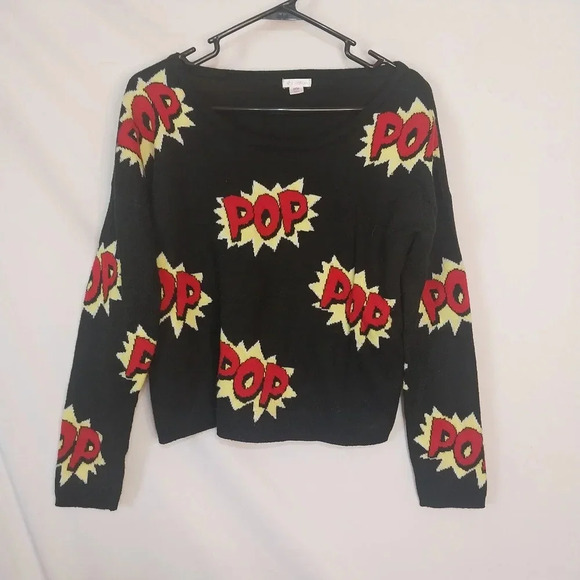 Xhilaration Sweaters - Xhilaration Comic Pop Sweater, Size M